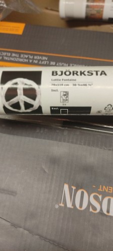 Ikea bjorksta toile 118x78 - ikea,