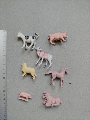 Cochon chevaux figurine - cochon,