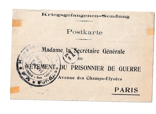 1916 prisonnier guerre - prisonnier, de