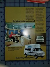 Travco camping-car 1972 brochure d'origine dépliant wagon familial Dodge