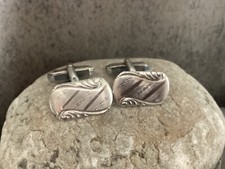 Vintage Sterling Silver Rodi & Wienerberger Pforzheim Germany Cufflinks