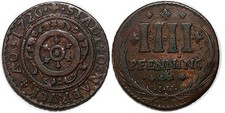 ALLEMAGNE OSNABRUCK 4 PFENNIG