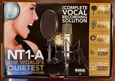 Rode NT1-A Studio Condenser Microphone w/ Extras – BRAND NEW & NO RESERVE!!