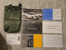 2022 JEEP COMPASS OWNER MANUAL BOOKS SET WITH CASE OEM FREE SHIPPING