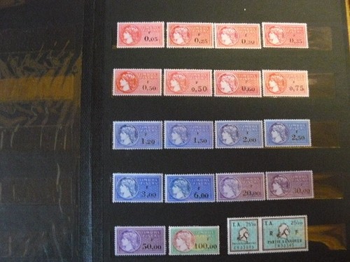 France lot timbres - b,
