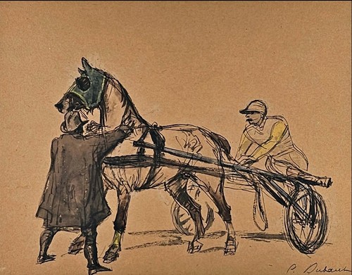 Dubaut pierre dessin - pierre, signé