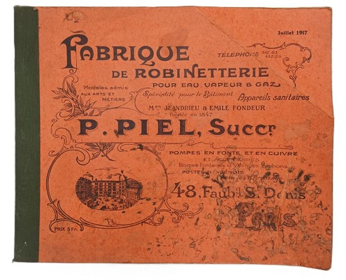 Ancien catalogue plombier - catalogue, de