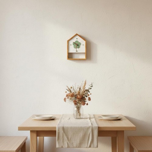 Horloge décorative bois - décorative,