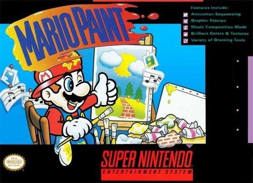 Jeu nes mario paint - jeu,