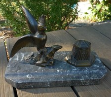 Encrier Art-Déco à décor