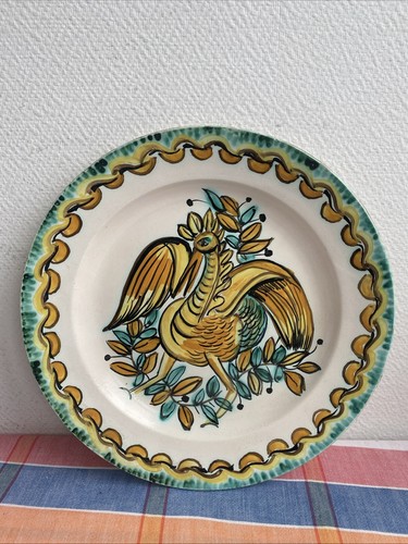 Ancienne assiette décorative - ancienne,