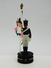 Altaya Chess Games Old Ingrie Regiment Flag Bearer Figure Black Tower