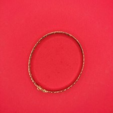 Bracelet vintage ovale plaqué