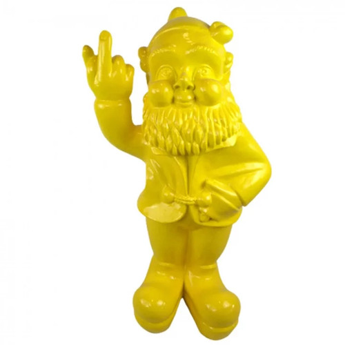 Statue résine nain doigt - nain,