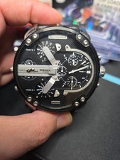 Diesel Men’s Chronograph Quartz Wristwatch Stainless Steel Mr. Daddy 2.0  Black