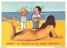 AUXP10-0677-HUMOR - HOW DO YOU FIND IT MY INFLATABLE DOLL