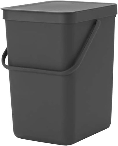 Poubelle sort 25l gris - &, go