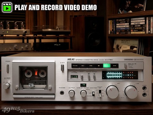 Akai f80 audiophile - gx-f80,