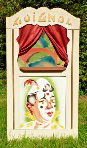 Ancien castelet guignol - de, guignol/