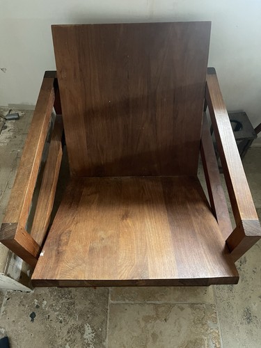 Fauteuil teck ethnicraft - fauteuil,
