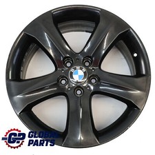 BMW X6 E71 Roue avant noire Jante en alliage 19" Star Spoke 258 ET:48 9J 6778586