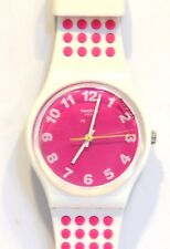 Swatch Pinkdots GW190 Rose & Blanche Neuve dans sa Boite Fonctionne