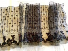 Rare dentelle ancienne Tulle