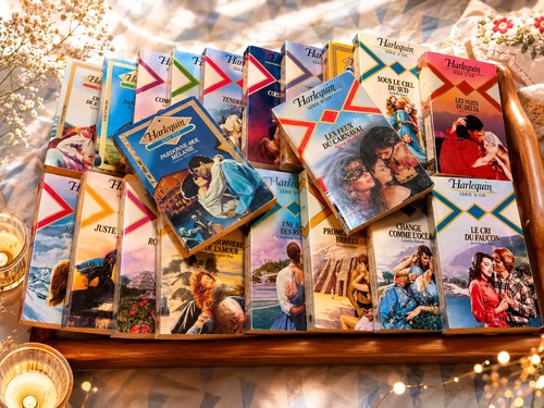 Lot livres harlequin - de,
