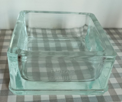 Vintage cendrier pavé verre - cendrier,