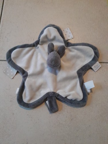 Doudou plat ane paco gris - doudou,