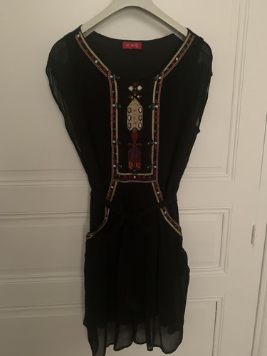 Robe rené derhy mousseline - robe,