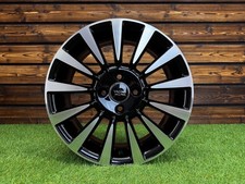 4X Roues Alliage Noires Polies