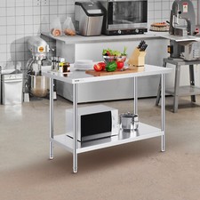 VEVOR Table de Travail Inox