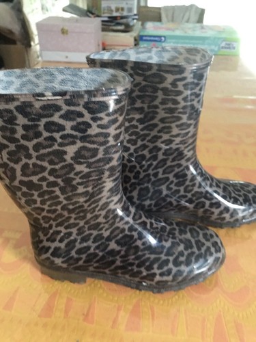 Bottes pluie léopard - de,