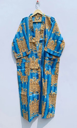 Kimono coton long indian - kimono,