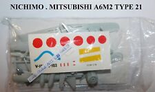 JAPANESE ZERO AIRCRAFT MITSUBISHI A6M2 TYPE 21 .WWII. NICHIMO MODEL ref? .1/72