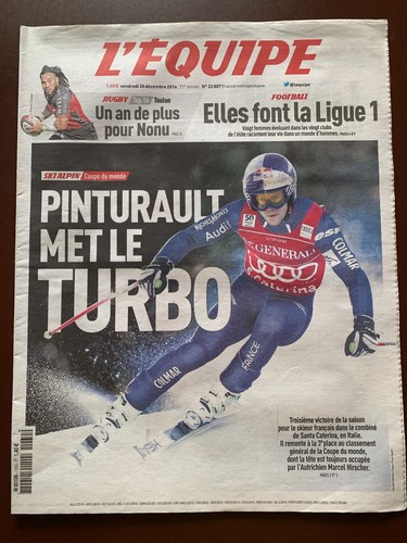 Equipe journal 12 2016 - l'equipe,