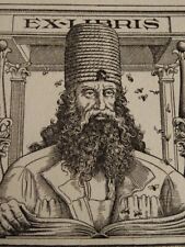 Hubert DUPOND (1901-1982) GRAVURE BOIS SURREALISME POPE RUCHE ABEILLES ANVERS