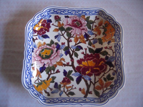 Plat creux decoratif gien - plat,