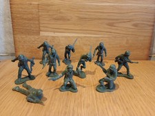 10 Small US Soldier American Infantry Plastic 
