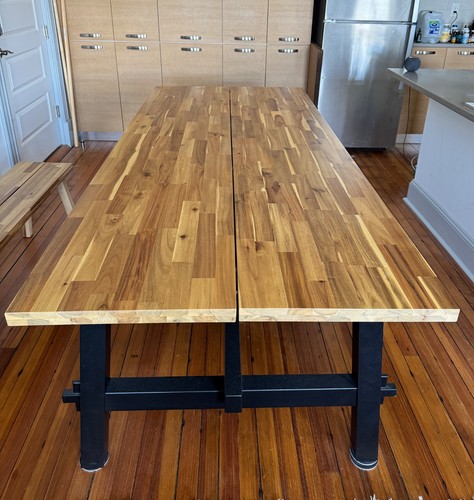 Ikea skogsta dining table - ikea,