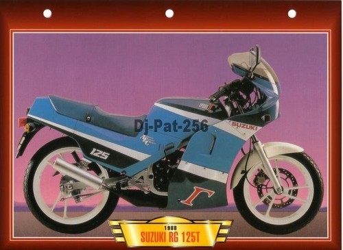 Fiche moto suzuki 125 t - :,