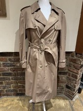 Vintage Trench-coat beige Ladies homme, falcon Size 38 UK 16 Excellent Condition