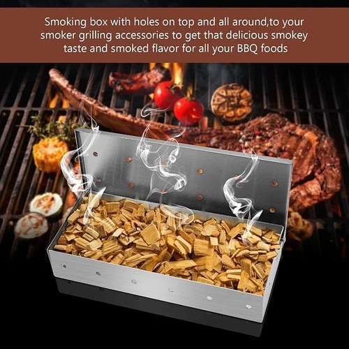Smoker box stainless steel - smoker,