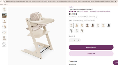 Stokke tripp trapp high - trapp,