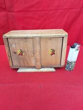 Antique small furniture REVO wood chest of drawers toy child doll decoration VINTAGE