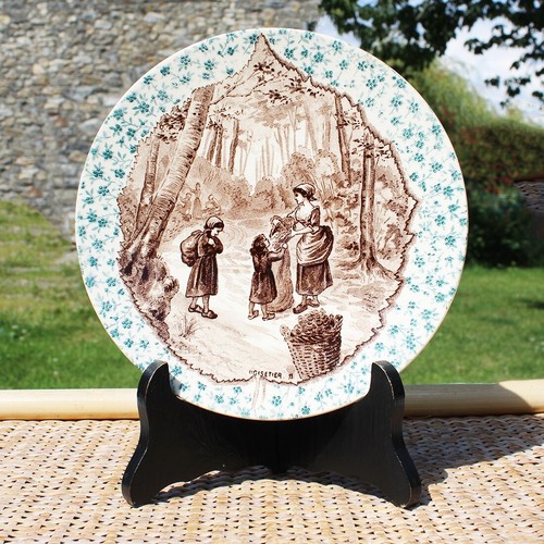 Ancienne assiette dessert - à,
