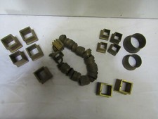 lot of antique bronze empire furniture clogs 