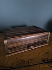 Antique Small Wooden Chest Art Deco Style Vintage Retro