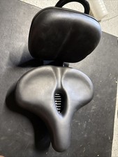 E-Bike Saddle Seat Wide Big with Back Support for Cruisers Or E-bikes Black